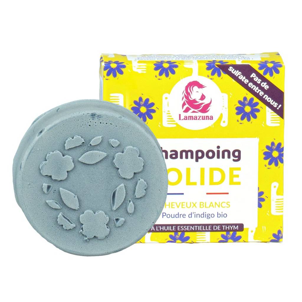 Solide shampoo voor wit/verkleurd haar Solide shampoo voor wit/verkleurd haar