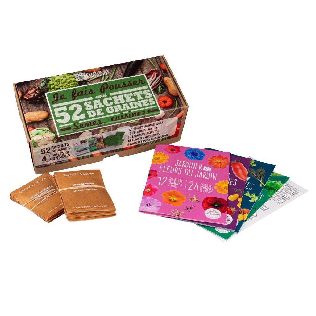 Meine 52 Päckchen Samen zum Aussäen Meine 52 Päckchen Samen zum Aussäen