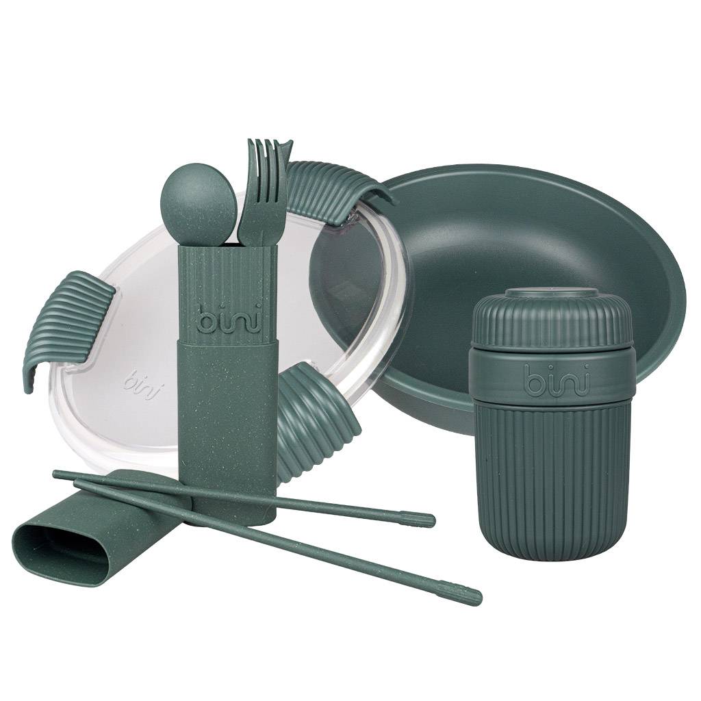 Donkergroen Picknickbox