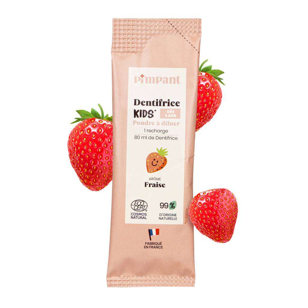 Toothpaste Kids Strawberry powder to dilute