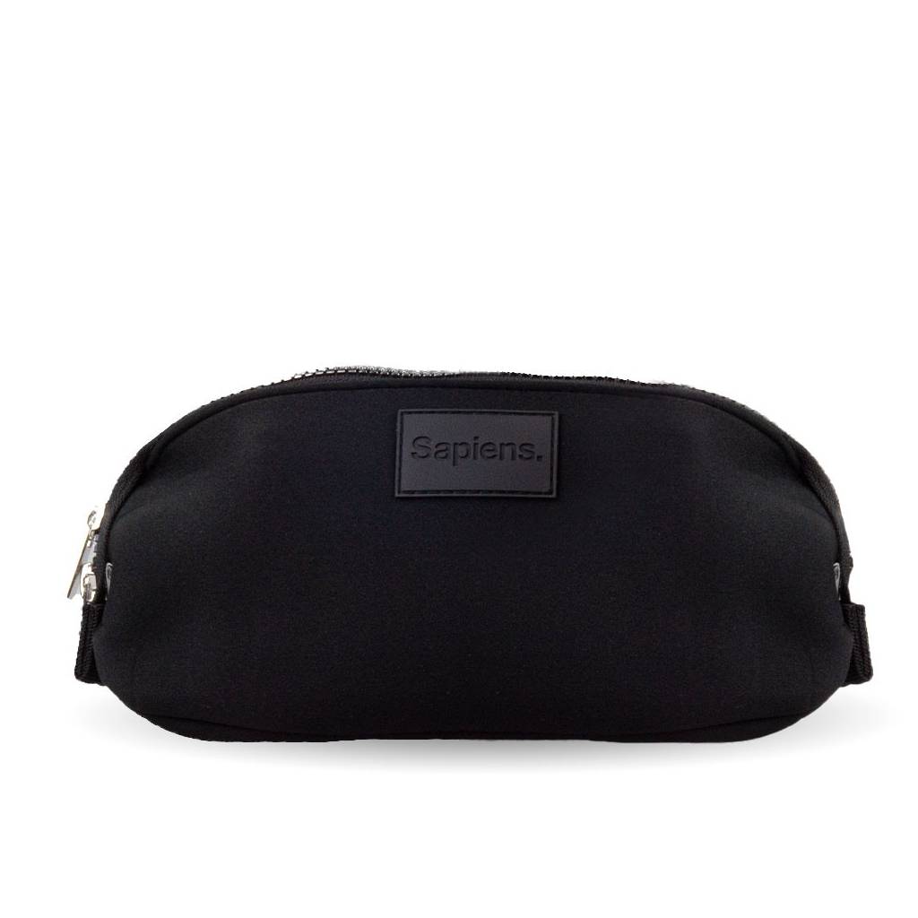 Black toilet bag