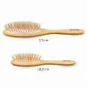 Brosse à cheveux plate à picots