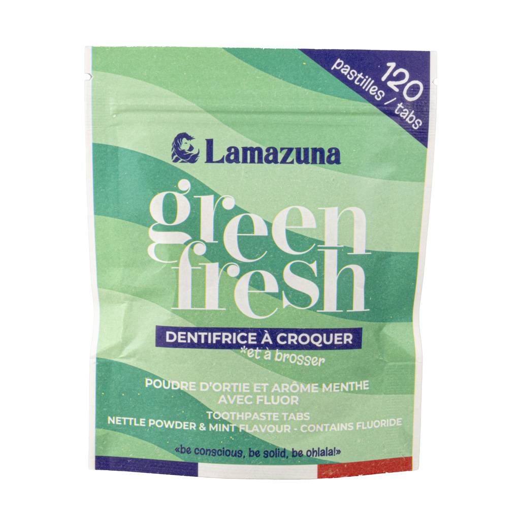 Dentifrice Solide à Croquer Menthe et Fluor