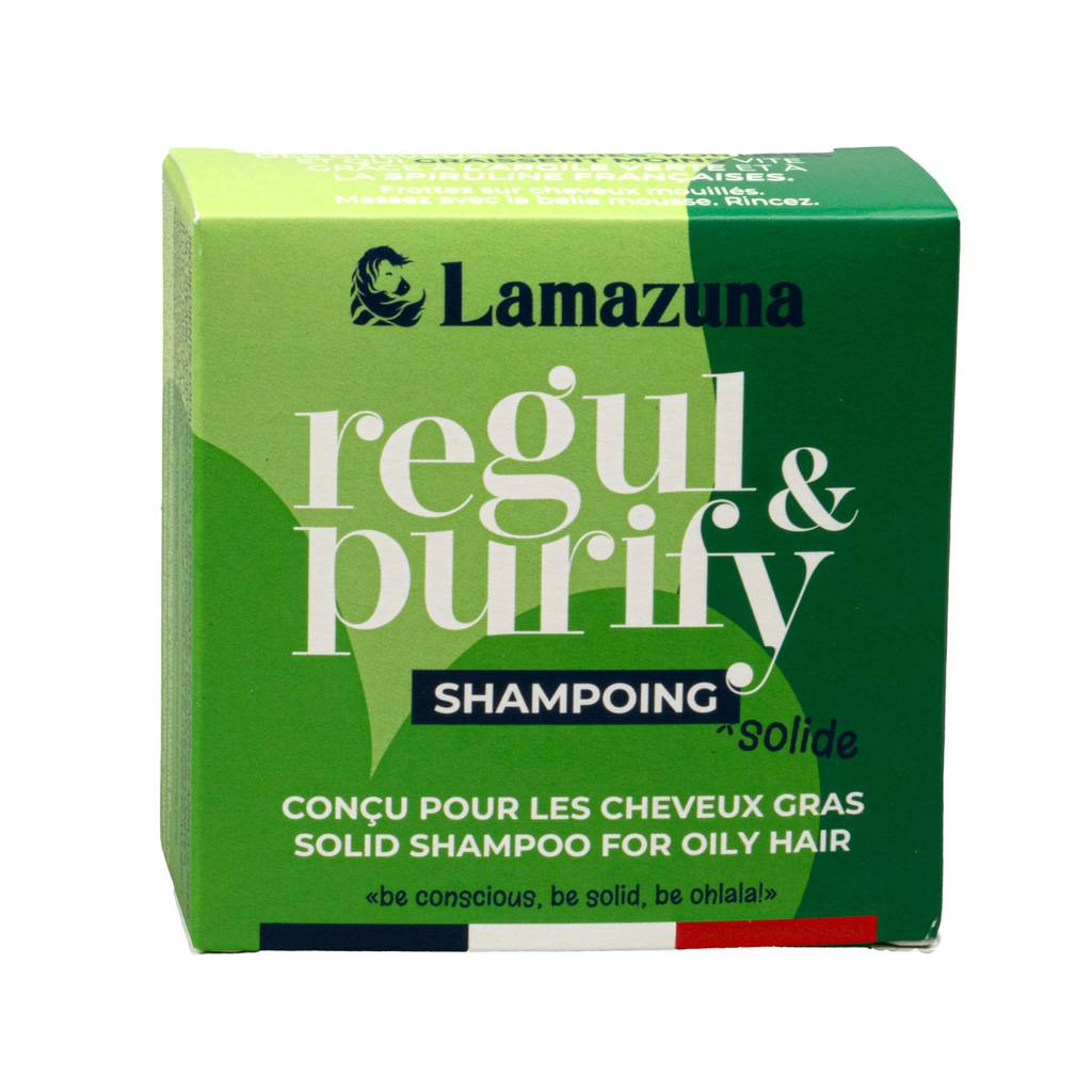 Solid shampoo oily hair