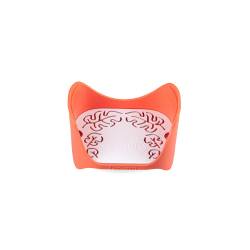 Porte-savon rouge de dessus