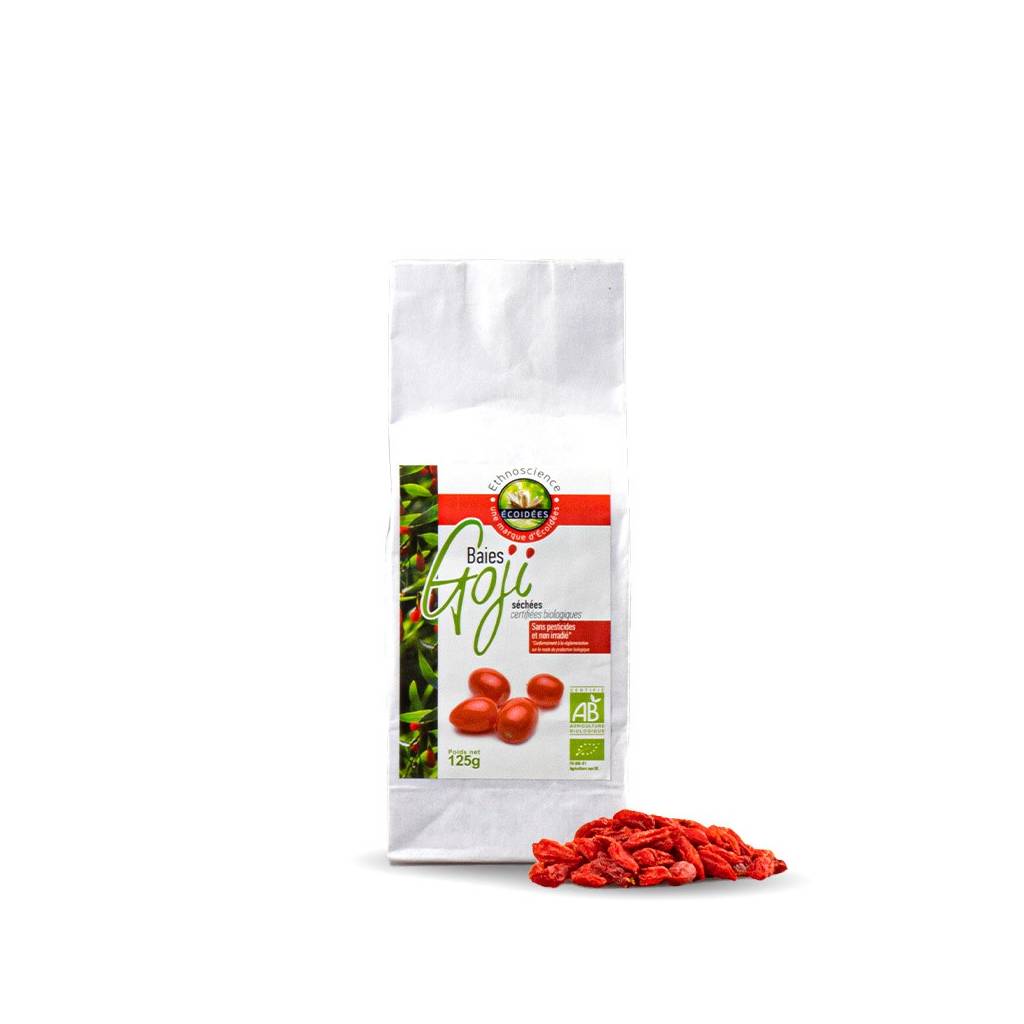Baies de goji BIO 125 g - Date Dépassée Baies de goji BIO 125 g - Date Dépassée
