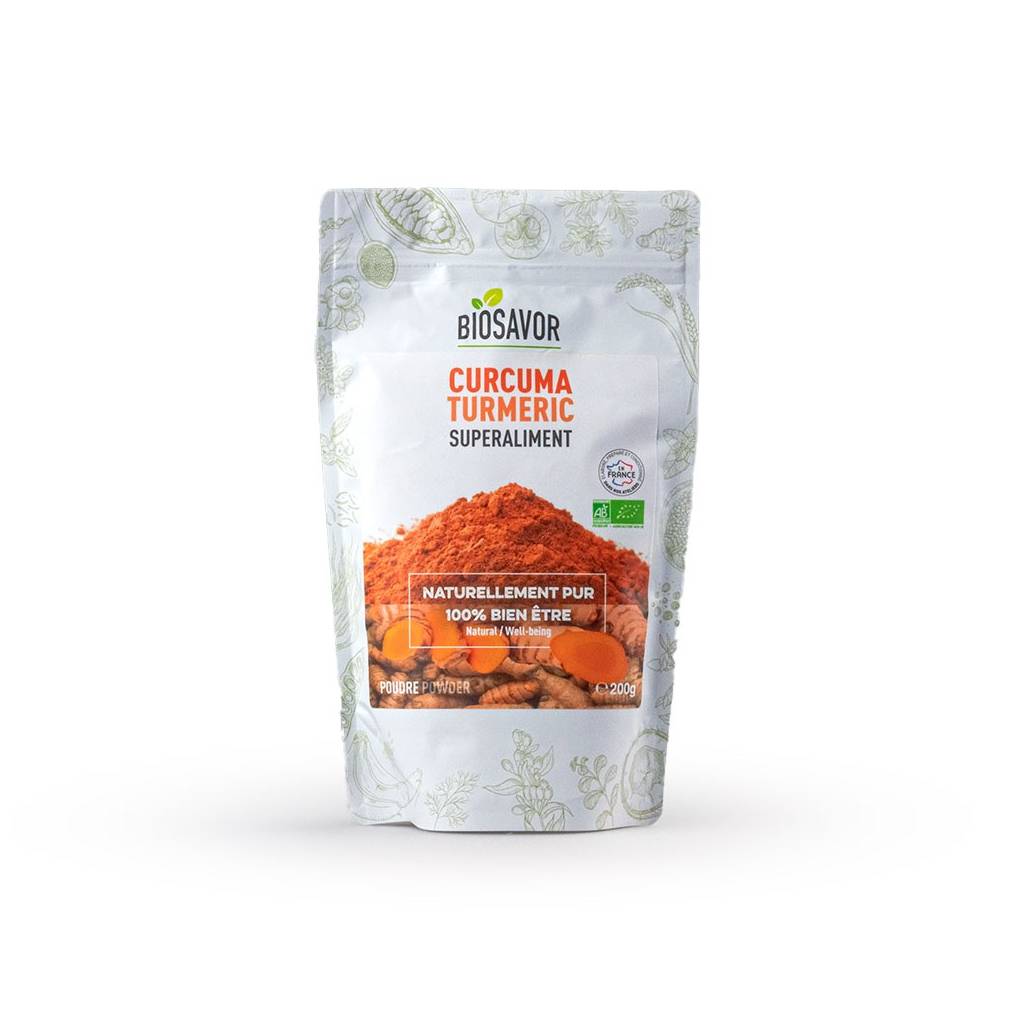 Organic turmeric powder - 200gr