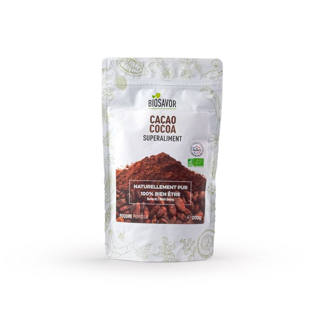 Cacao BIO en poudre 200gr Biosavor