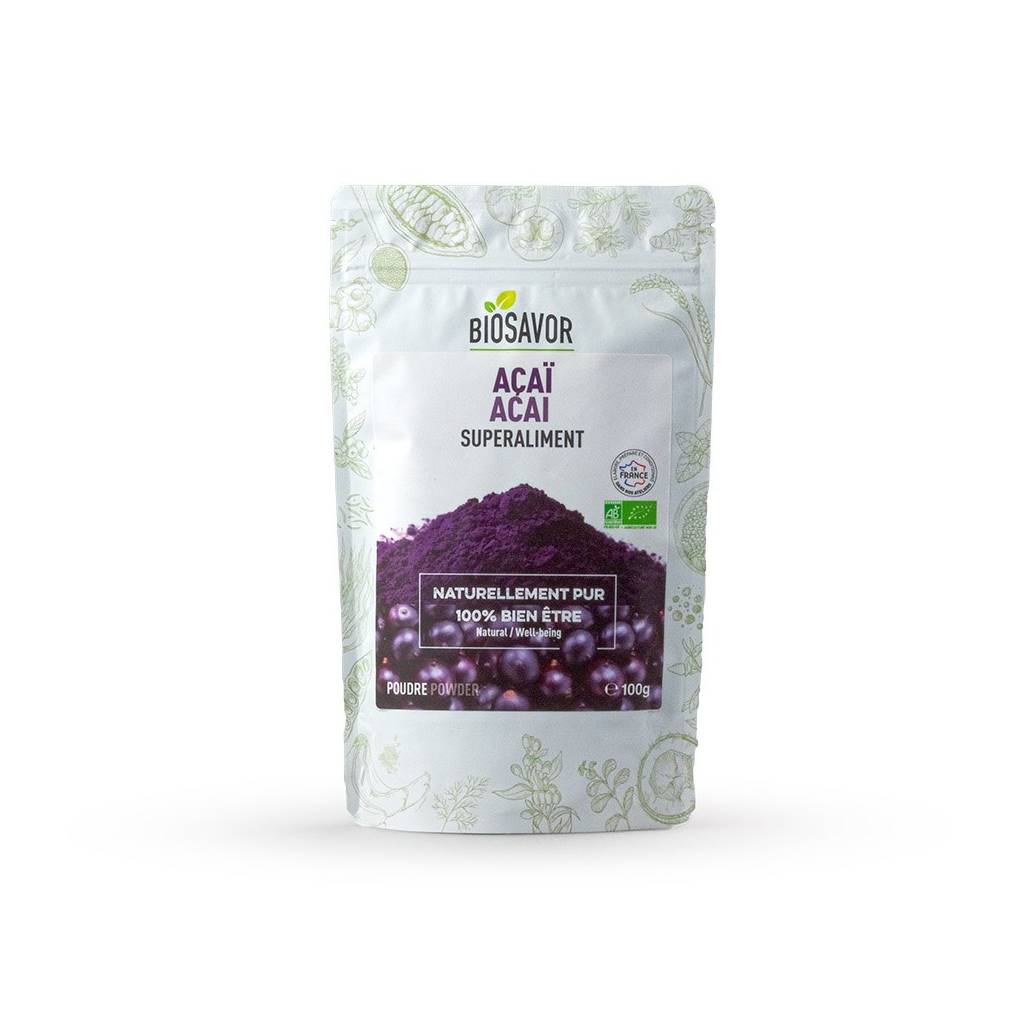 Açai BIO en poudre 100 g Biosavor