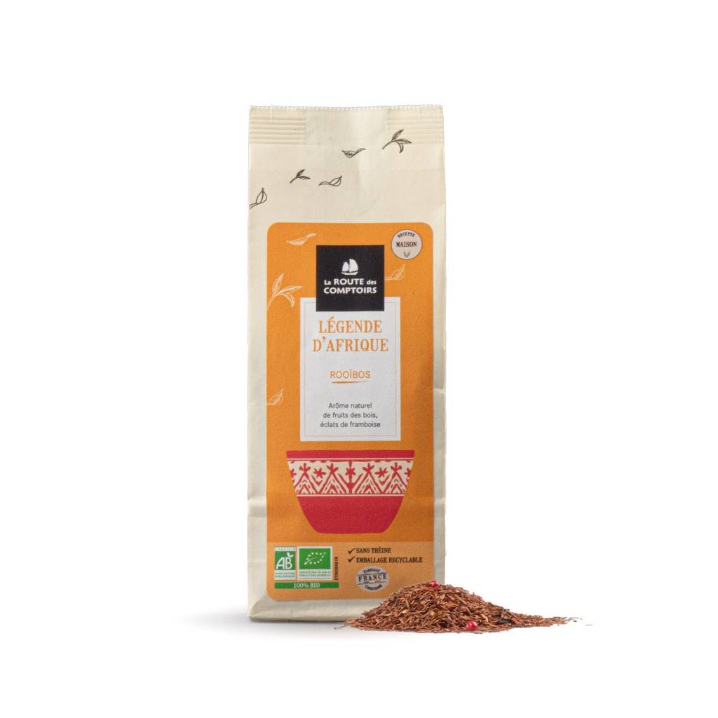 Sachet rooibos légende d'Afrique face