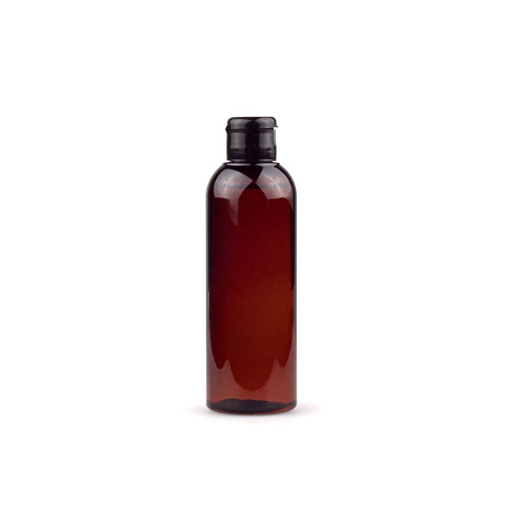 Amberkleurige fles van 200 ml