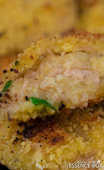 Une croquette de thon et pomme de terre fondante !