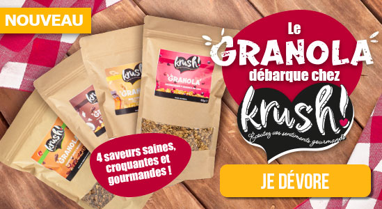 Découvrez notre granola KRUSH