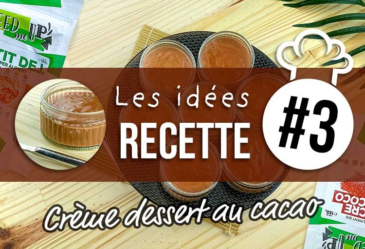 Recette de crème dessert au cacao Essence Box