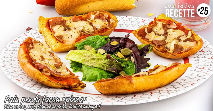 Recept nr. 25: Pizza-stijl met wentelteefjes