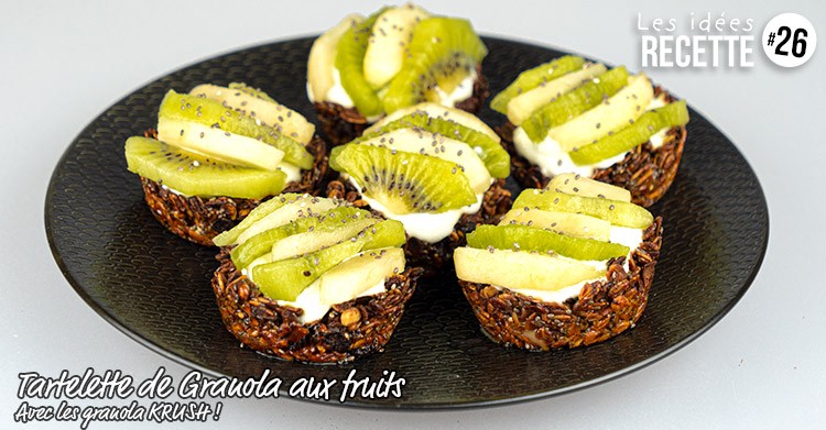 Recette de tartelettes de Granola aux fruits Essence Box