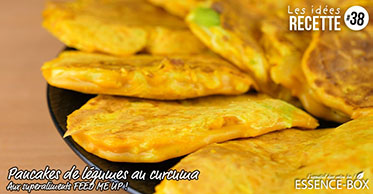 Recipe n°38: Vegetable pancakes with turmeric Essence Box