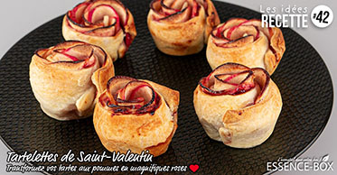 Recipe n°42: Valentine's Day tartlets Essence Box