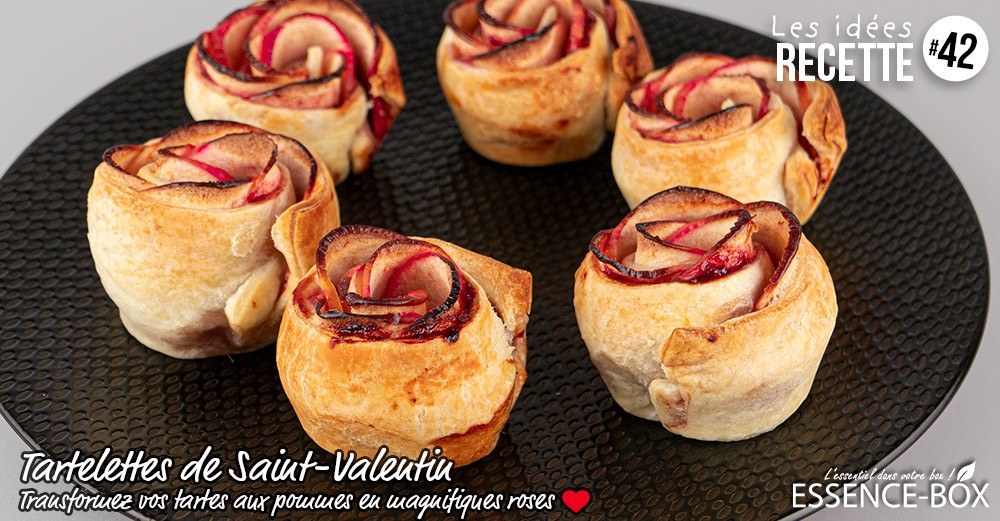 Recette de tartelettes de Saint-Valentin Essence Box