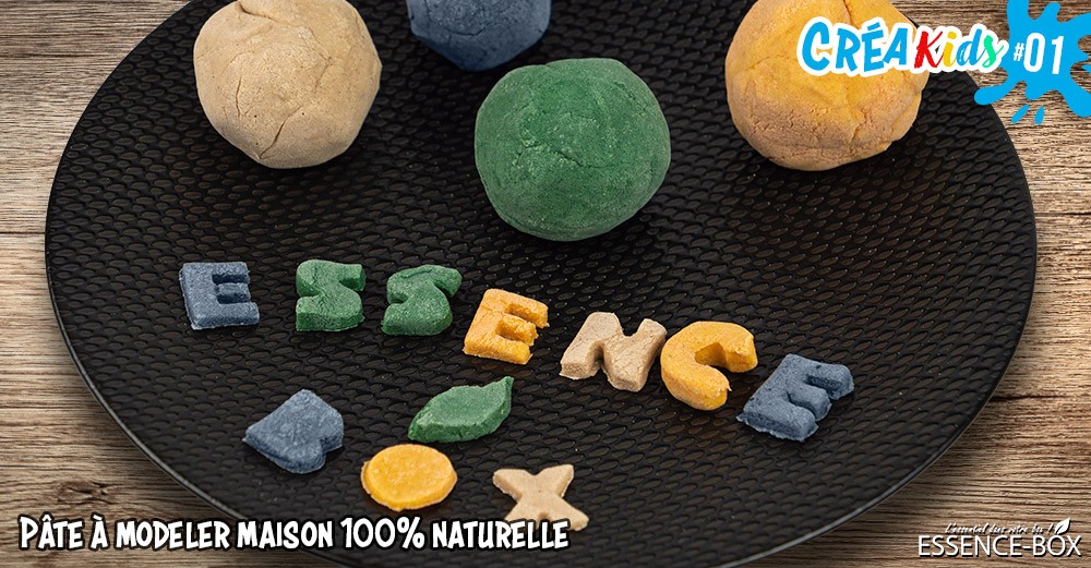 Comment faire de la pâte à modeler maison 100% naturelle Essence Box